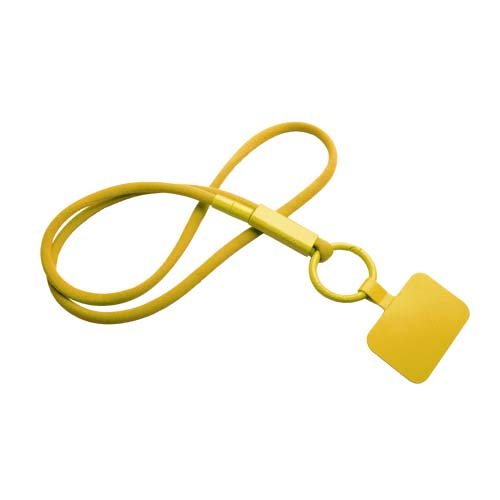 Lanyard porte-téléphone promotionnel Tubyard Orange soleil